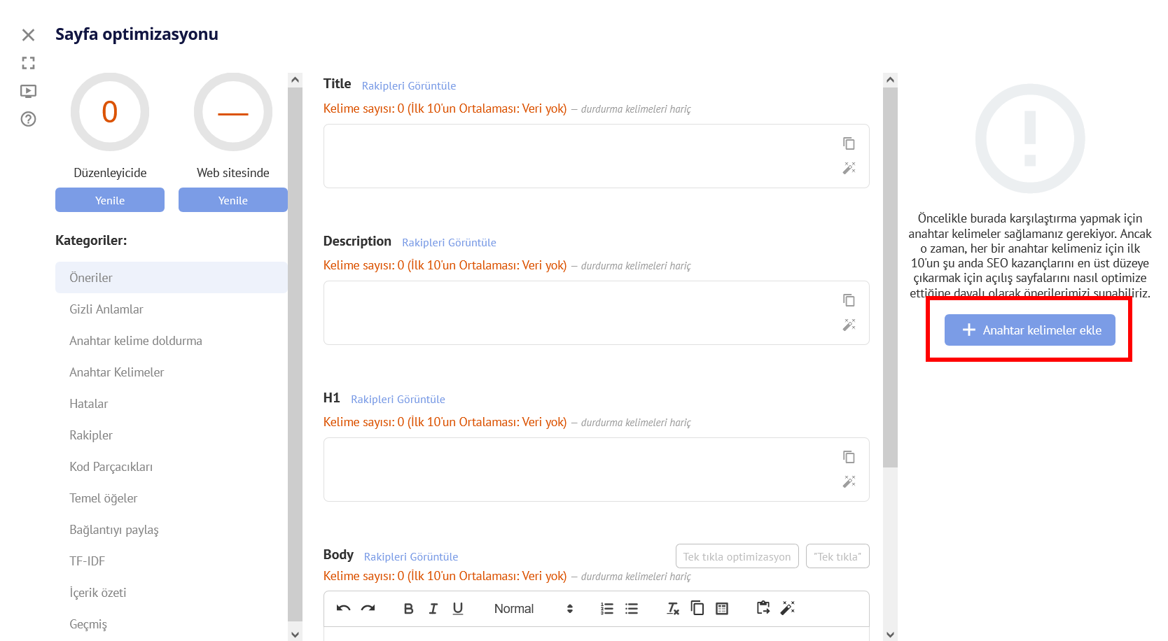 Labrika İçerik Optimizasyon Aracı: Tam Potansiyelini Kullanma ve Adım Adım Kılavuz