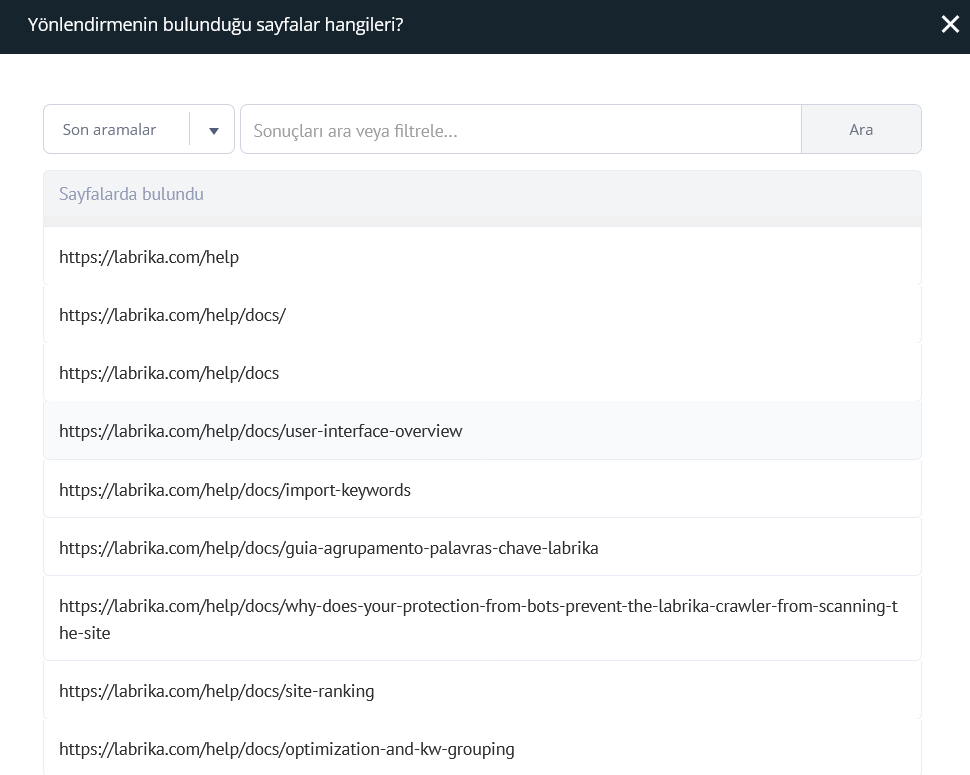 Yönlendirme Nedir? Türleri ve Labrika Panelinde Yönlendirme Sayfalarının Bulunması