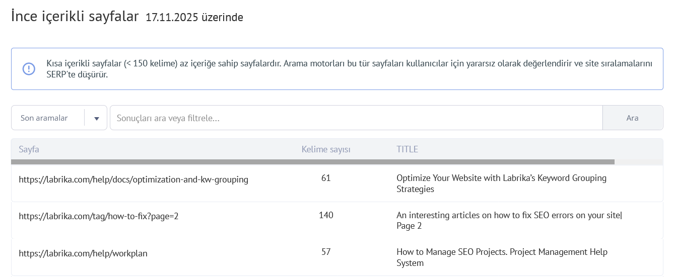 İnce İçerik Sayfalarının SEO Üzerindeki Etkileri ve Çözümleri