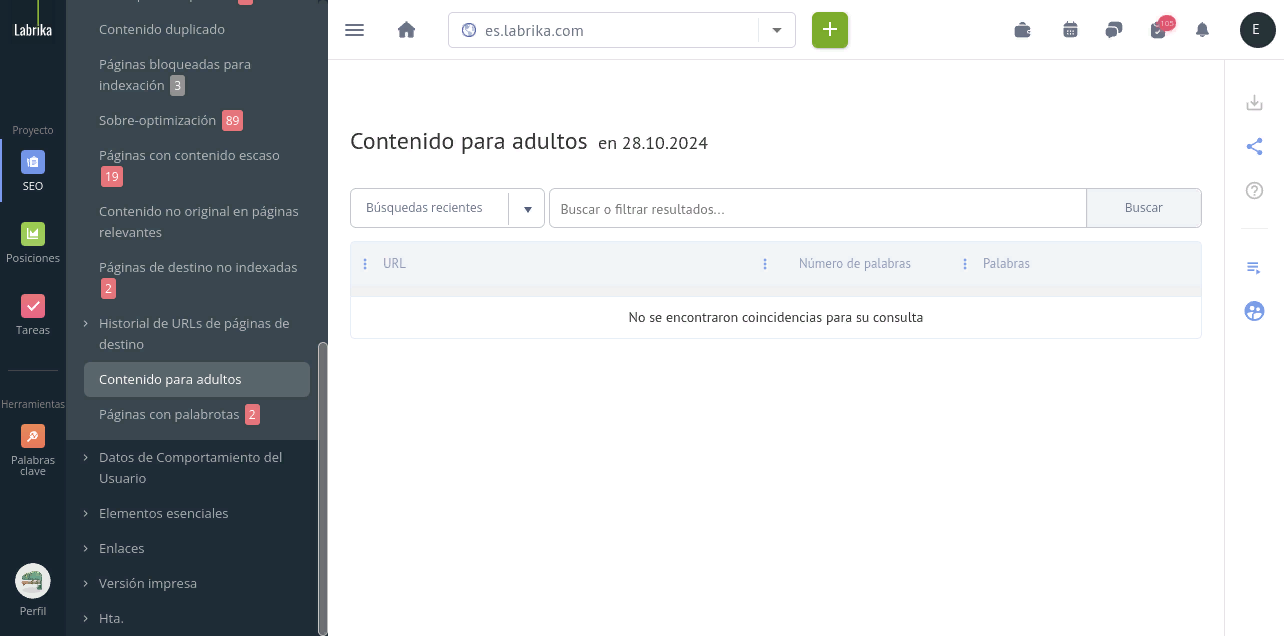 Contenido para Adultos