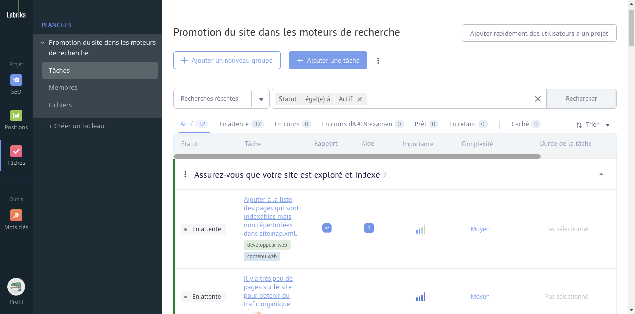 Utiliser des modèles prêts à l'emploi